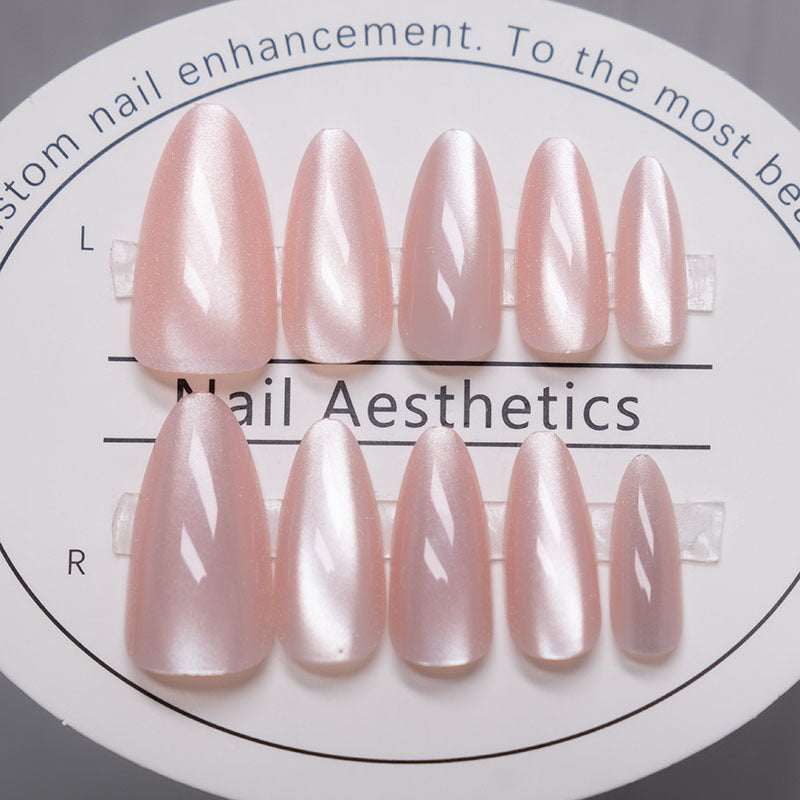 Tapered Glossy Nail Extensions