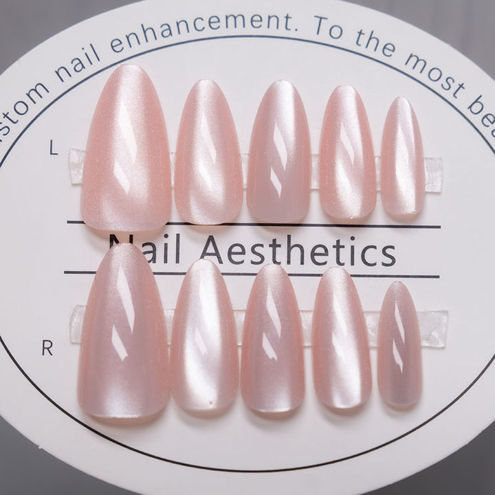 Tapered Glossy Nail Extensions
