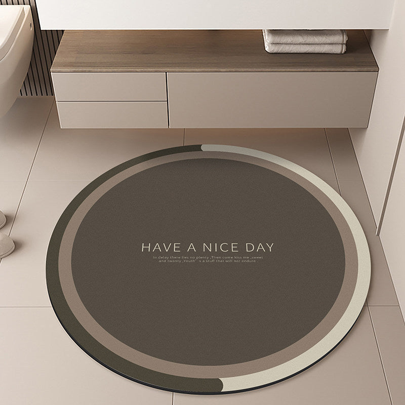 Moon-Themed Round Area Rug