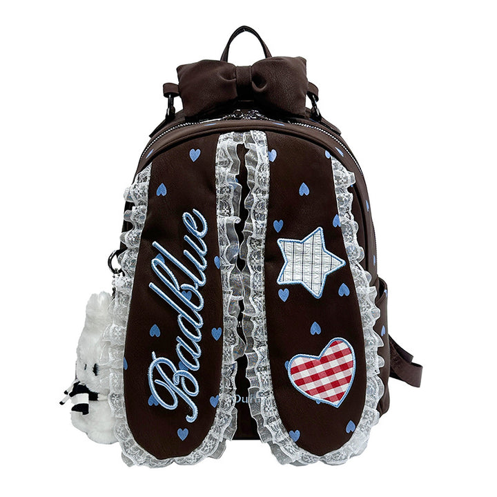 Decorative Bunny-Ear Mini Backpack Kalsten