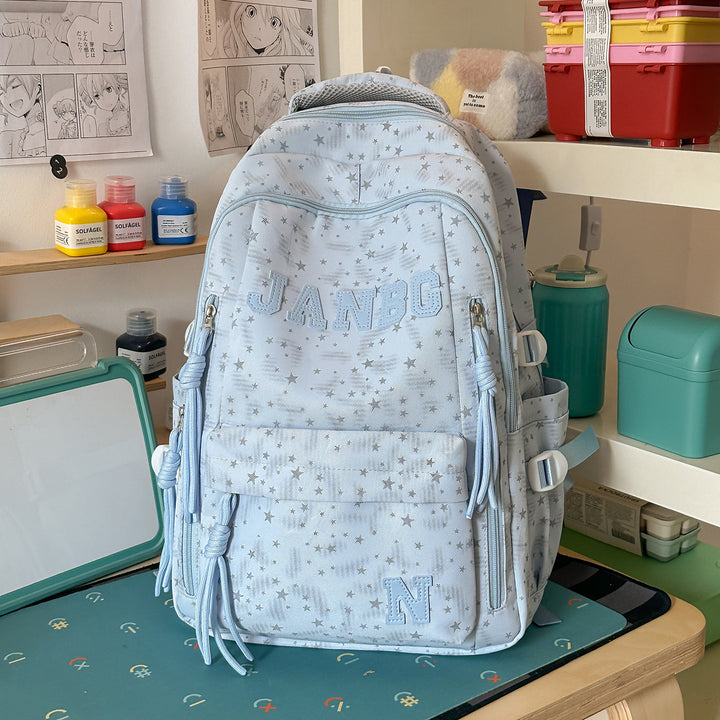 Stylish Star Patterned Backpack Kalsten