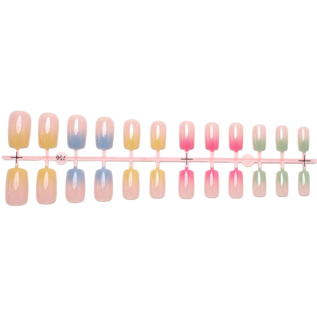 Ombre Gradient Press-On Nails Kalsten