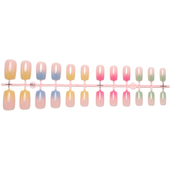 Ombre Gradient Press-On Nails Kalsten