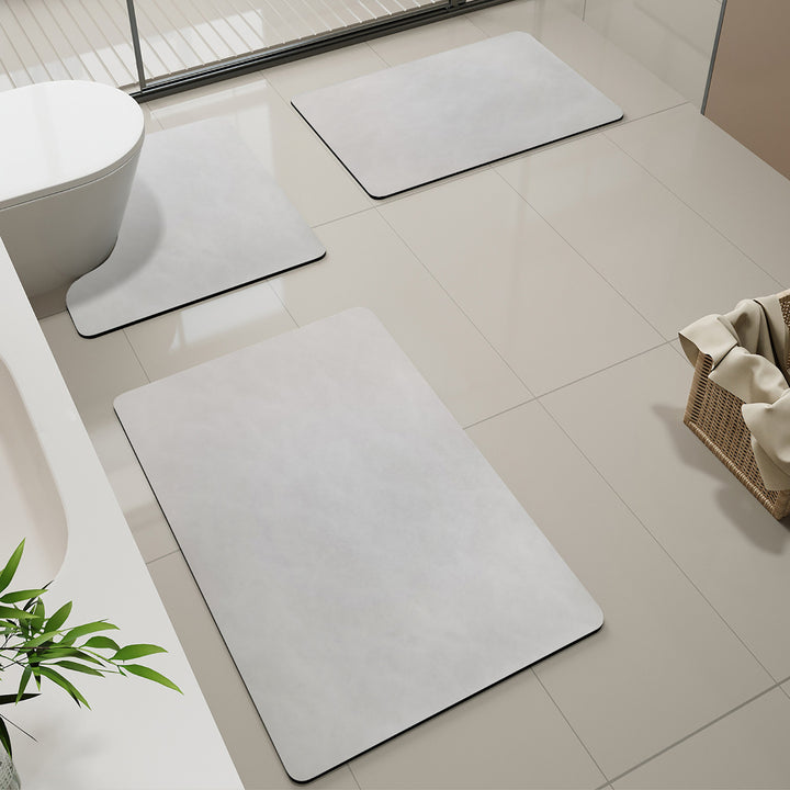 Soft Marble Pattern Bath Mat