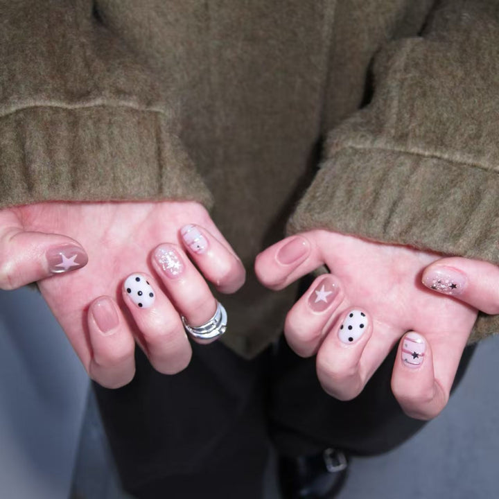 Trendy Abstract Nail Art Set