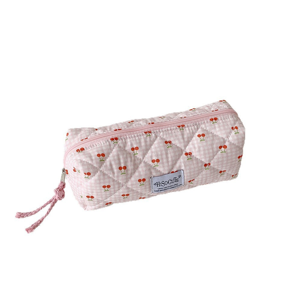 Stylish Quilted Pencil Case