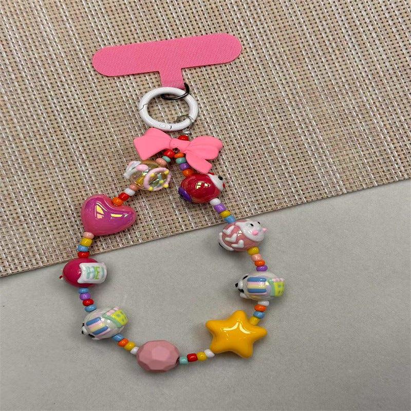 Colorful Beaded Charm Keychain Kalsten 1790135618