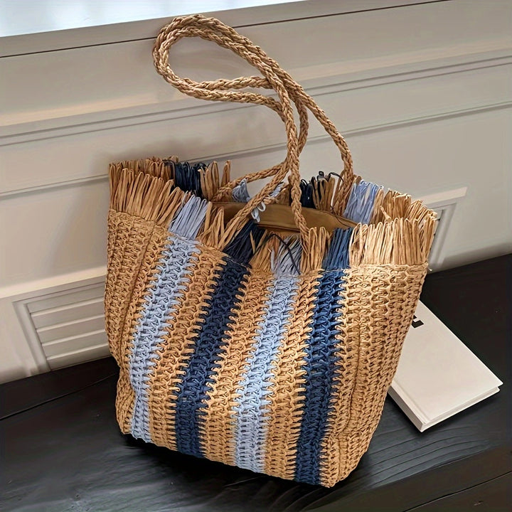 Braided shopping bag with unique structural design Kalsten