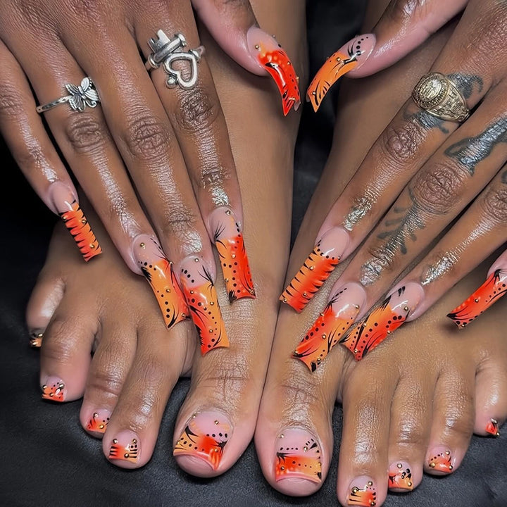 Artistic Acrylic Nail Design Kalsten