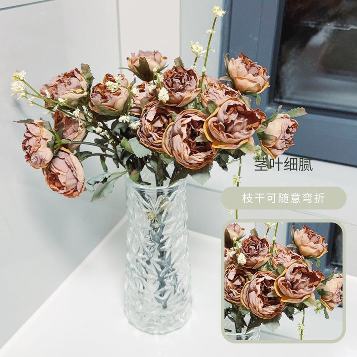 Faux Floral Rose Bouquet