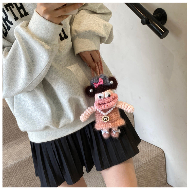Cute Crochet Character Hand Puppet