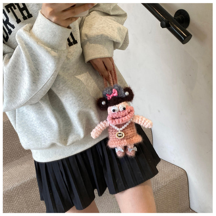Cute Crochet Character Hand Puppet