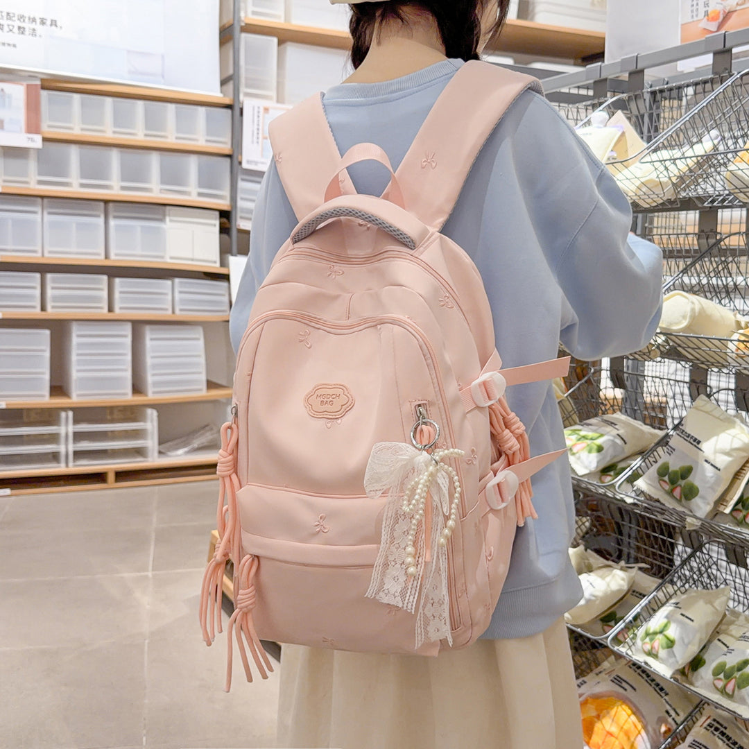 Decorative Star-Patterned Backpack Kalsten