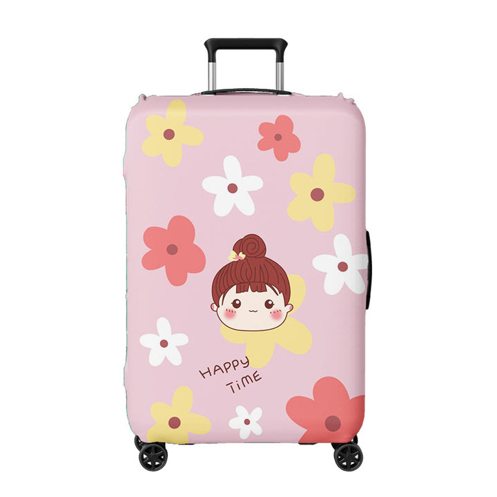 Ladies suitcase cover with creative illustration design Kalsten