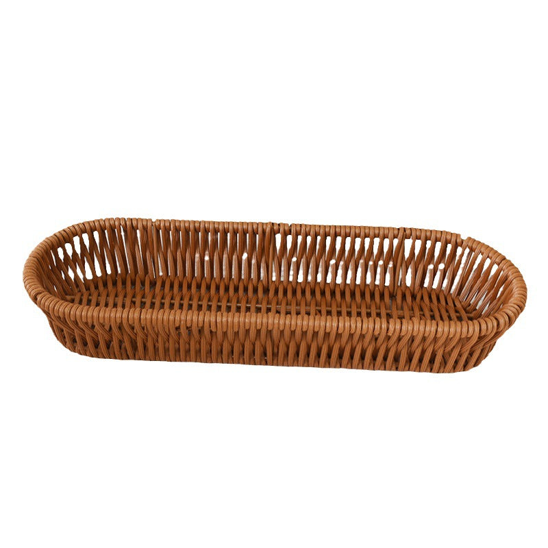Stylish Woven Rectangular Serving Tray Kalsten