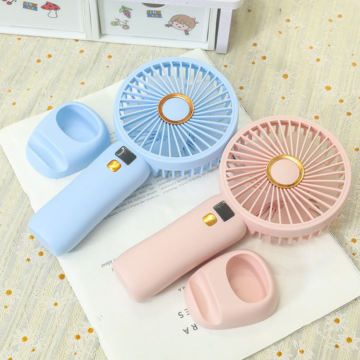 Ladies portable battery fan with digital speed display Kalsten