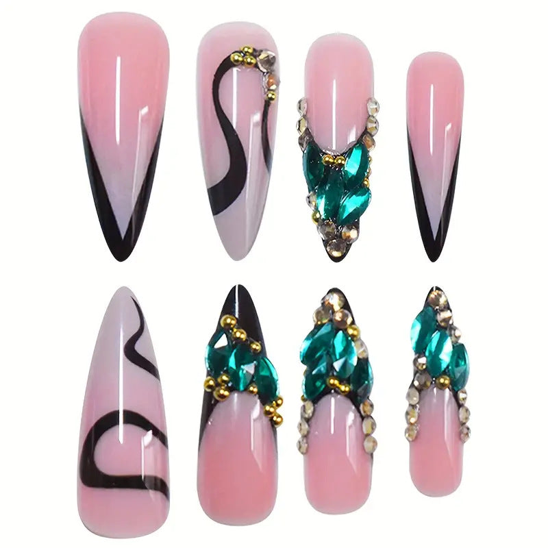 Decorative Acrylic Nail Extensions Kalsten