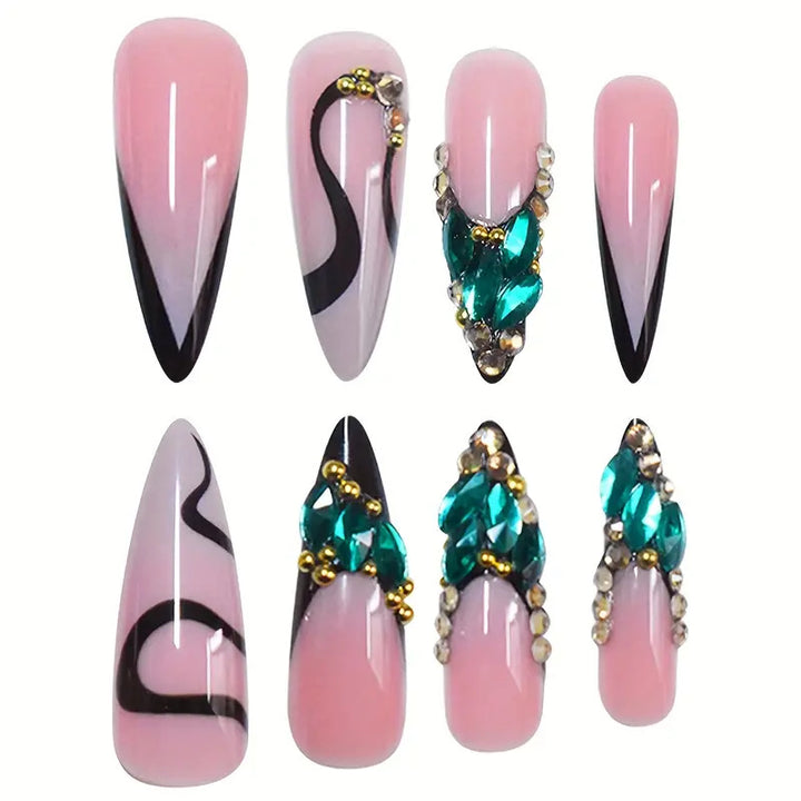 Decorative Acrylic Nail Extensions Kalsten