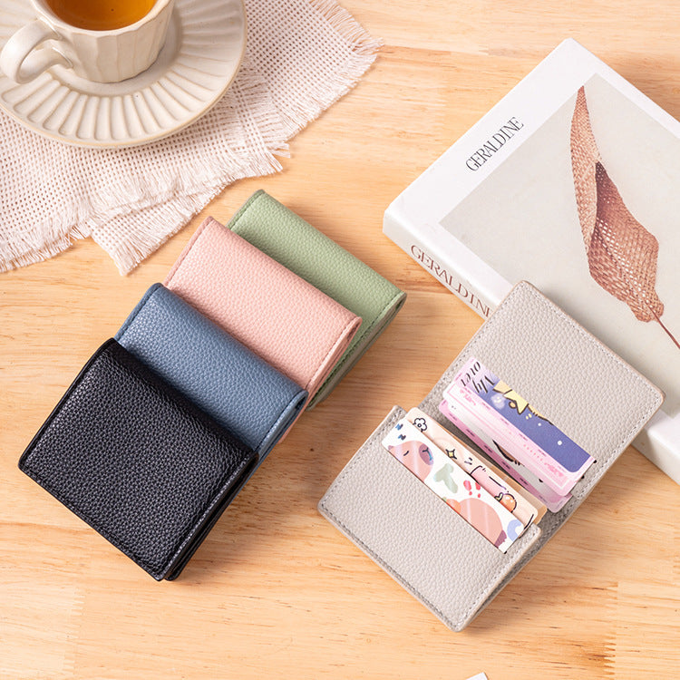 Textured Leather Cardholder