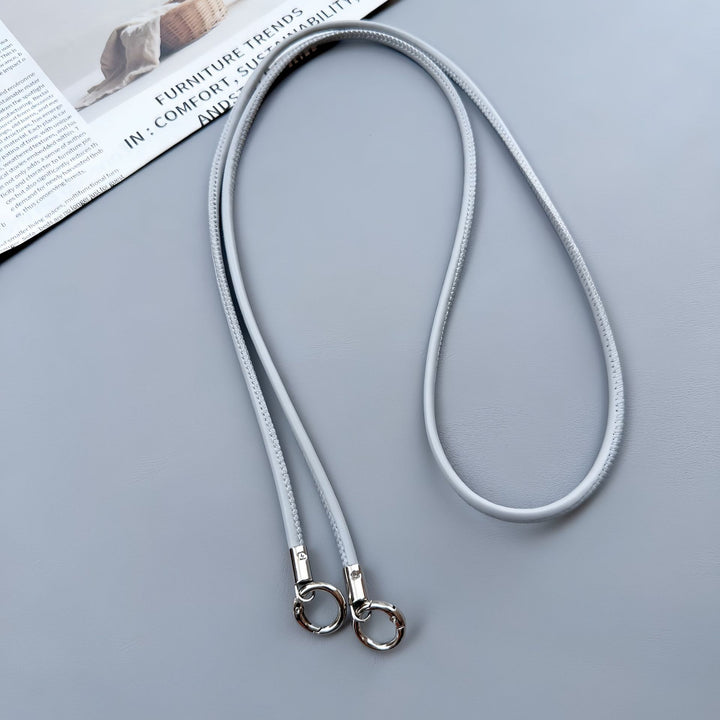 Premium Double-Ring Leather Lanyard Kalsten