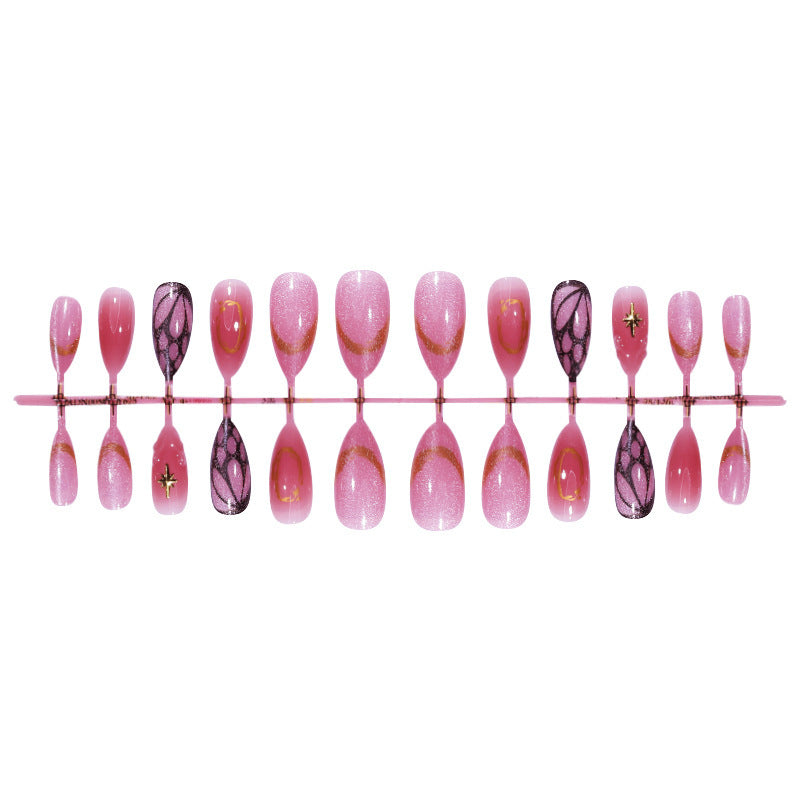 Creative nail art set with rhinestones and glittering accents Kalsten