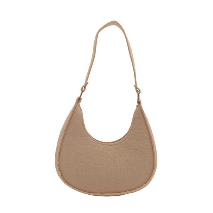 Fashionable Crocodile Embossed Hobo Bag
