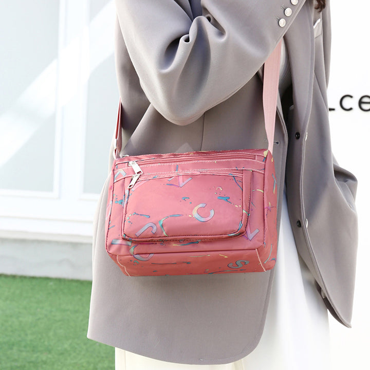 WoStylish Multi-Zipper Crossbody Bag