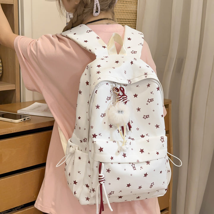 Casual Lightweight Star-Printed Backpack Kalsten