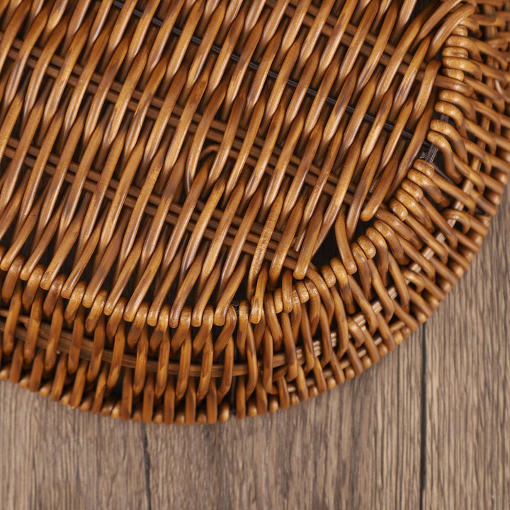 Natural Woven Serving Tray Kalsten