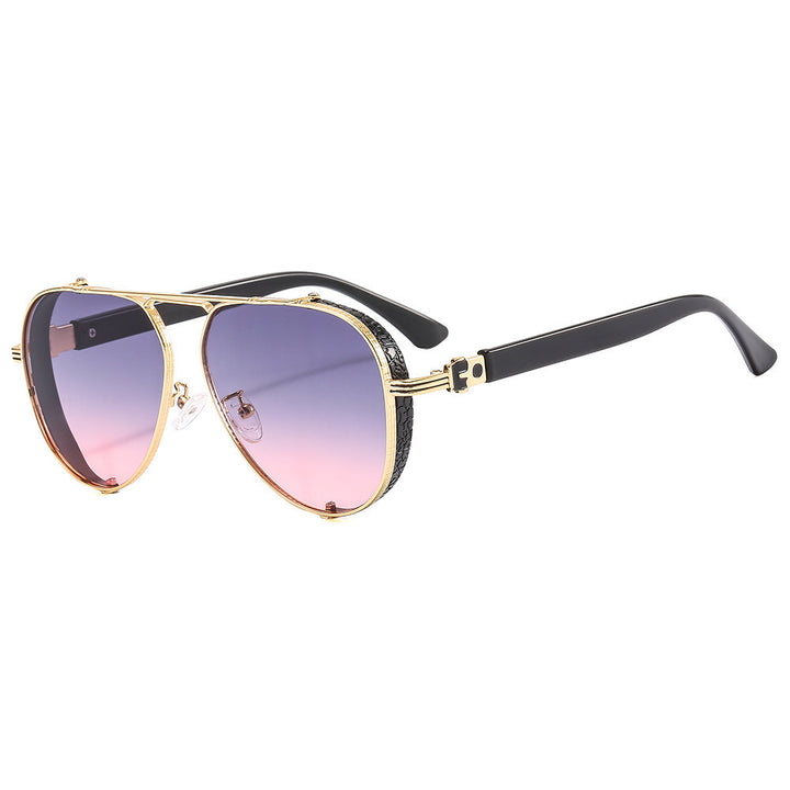 Women Luxurious Retro Sunglasses with Ornate Decorations Kalsten