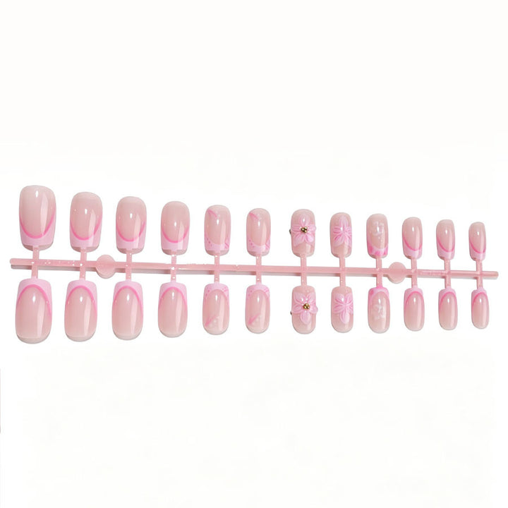 Artistic Floral Press-On Nail Art Kit Kalsten