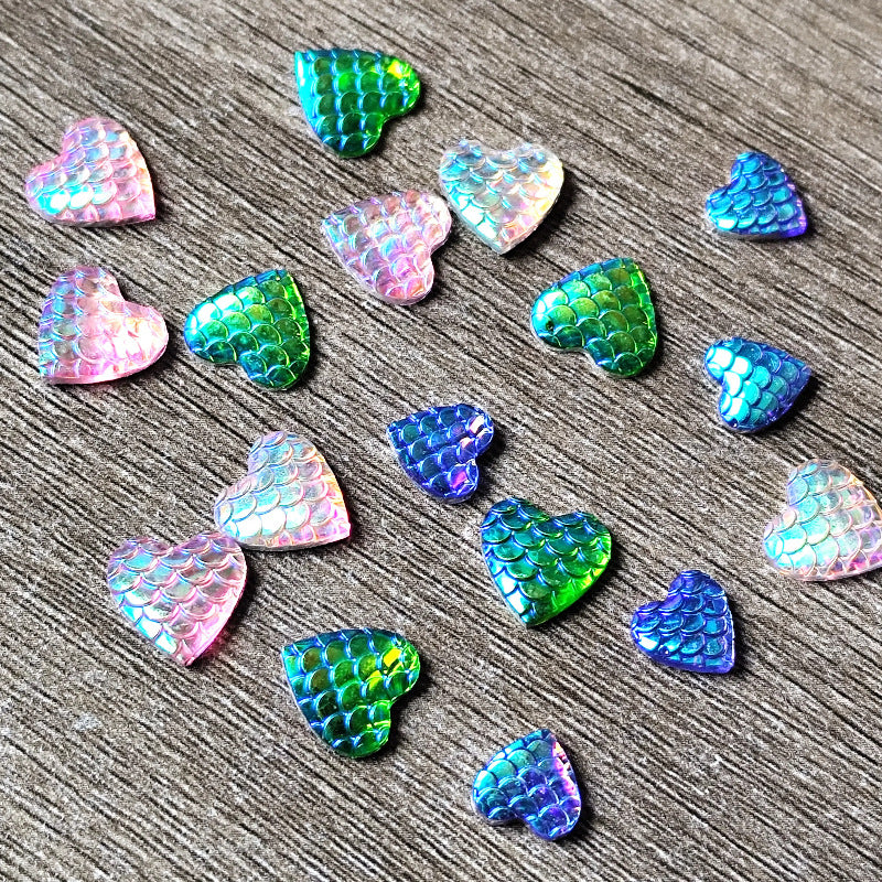 Sparkling Heart-Shaped Decoration Stones Kalsten