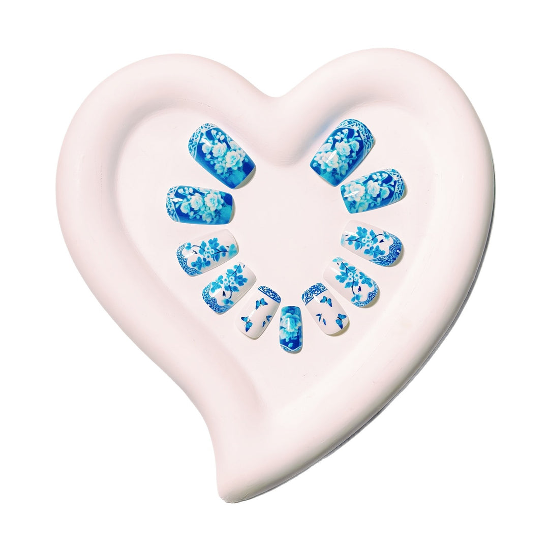 Artistic Floral Butterfly Nail Art Kalsten