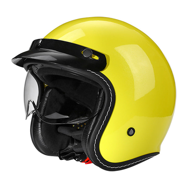 WoVintage Open-Face Motorcycle Helmet Kalsten