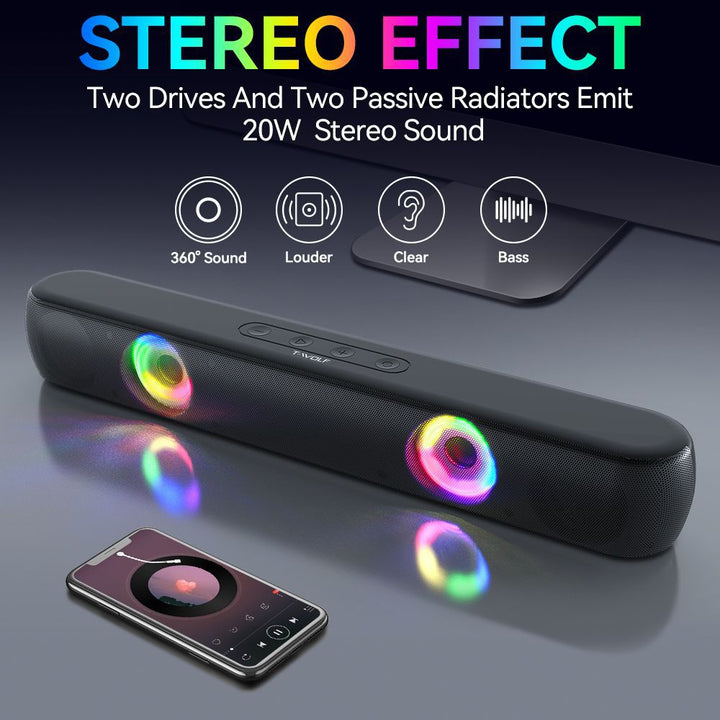 Bluetooth Speaker with RGB Lighting Kalsten