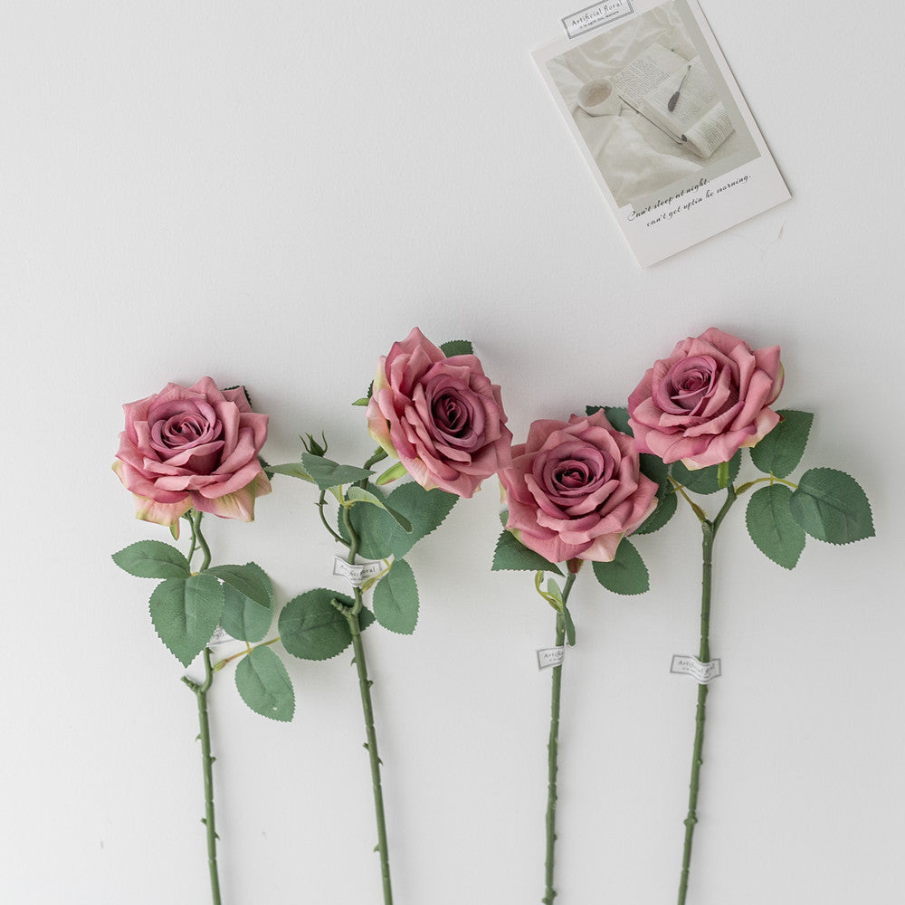 Realistic Floral Decorative Roses