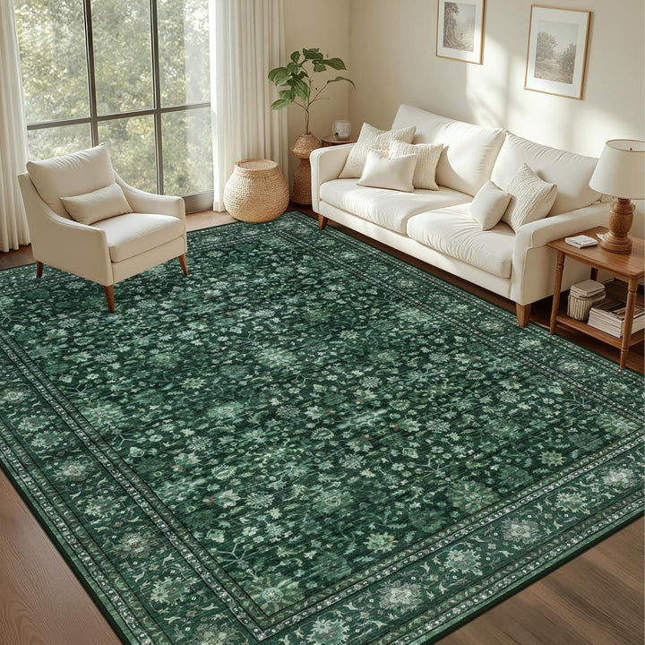 Vintage-Inspired Abstract Area Rug Kalsten