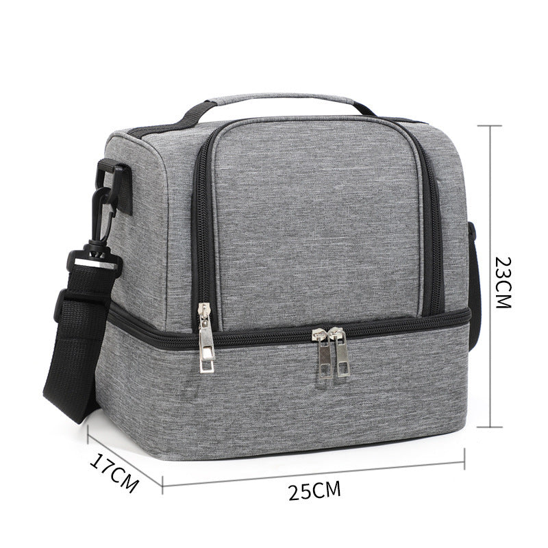 Multi-Compartment Insulated Lunch Cooler Bag