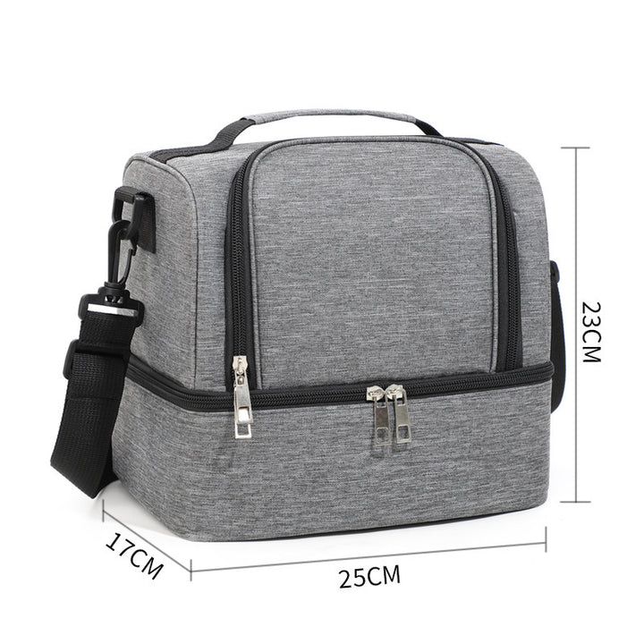 Multi-Compartment Insulated Lunch Cooler Bag