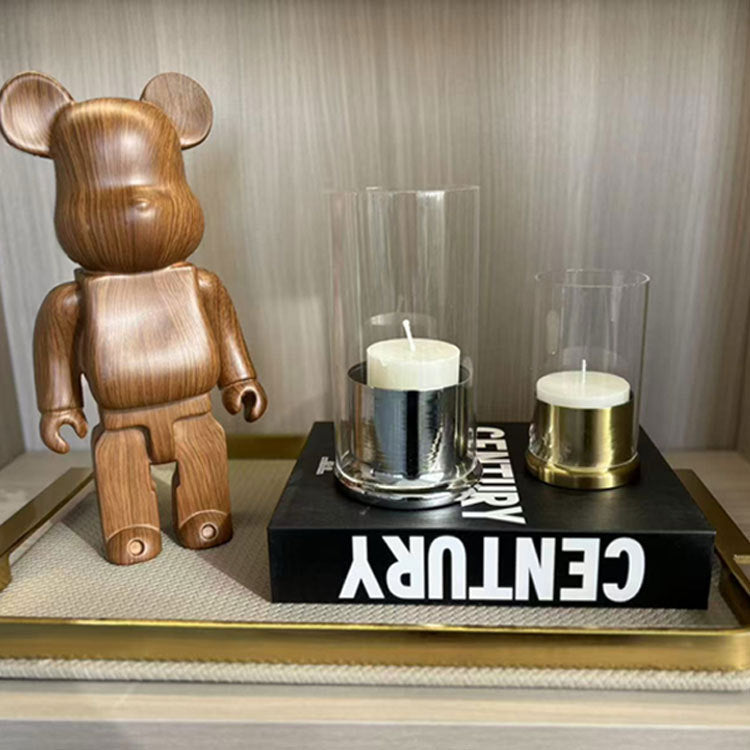 Elegant Glass Candle Holder