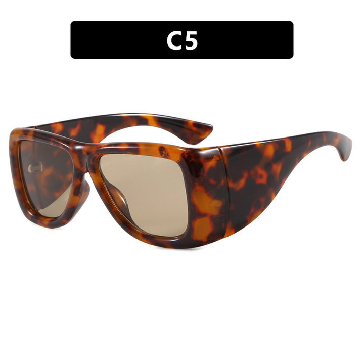 Ladies trendy oversized sunglasses with striking tortoiseshell design Kalsten