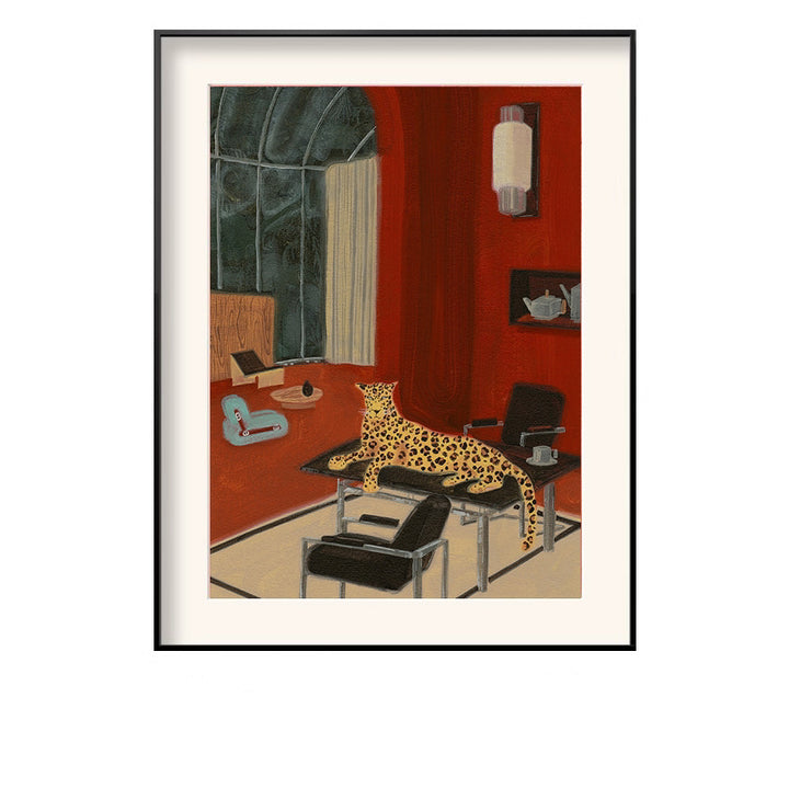 Modern Minimalist Framed Canvas Artwork