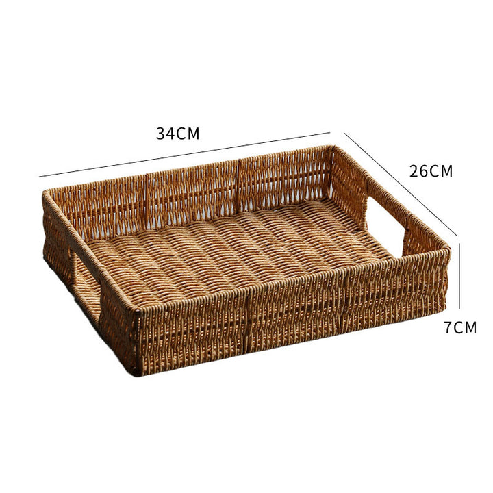 Rectangular Woven Storage Basket Kalsten