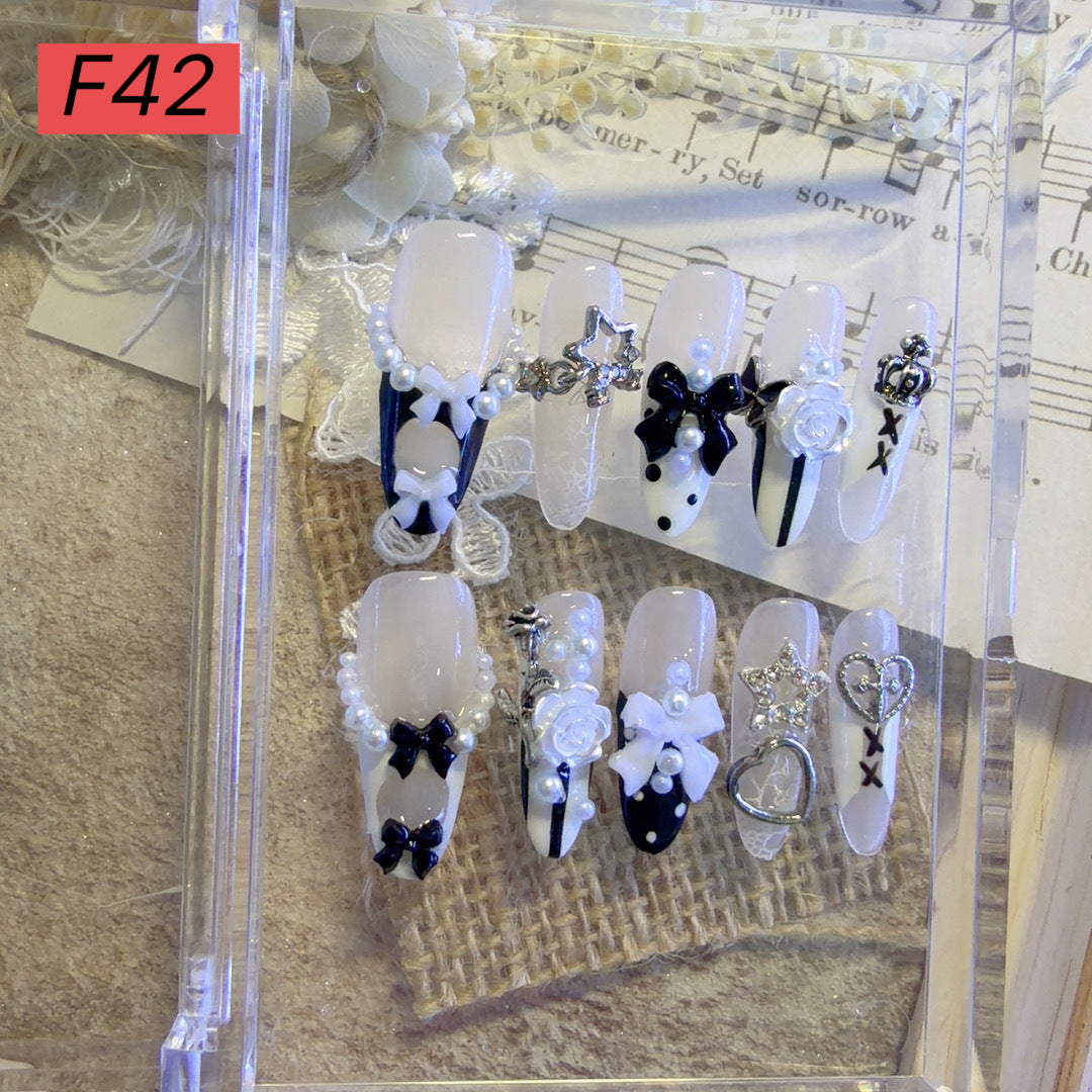 Decorative Press-On Nail Art Set 1790731572