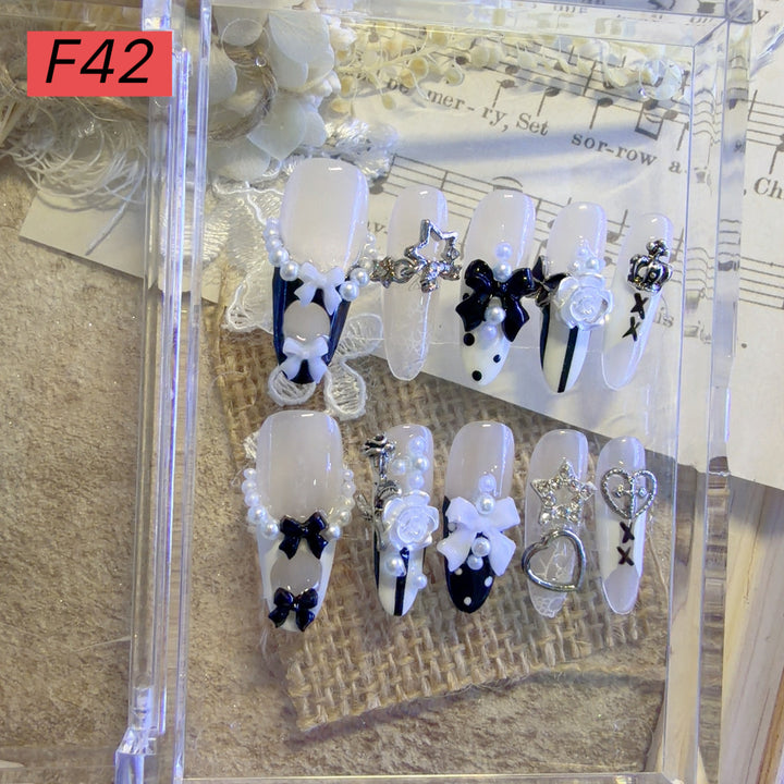 Decorative Press-On Nail Art Set 1790731572