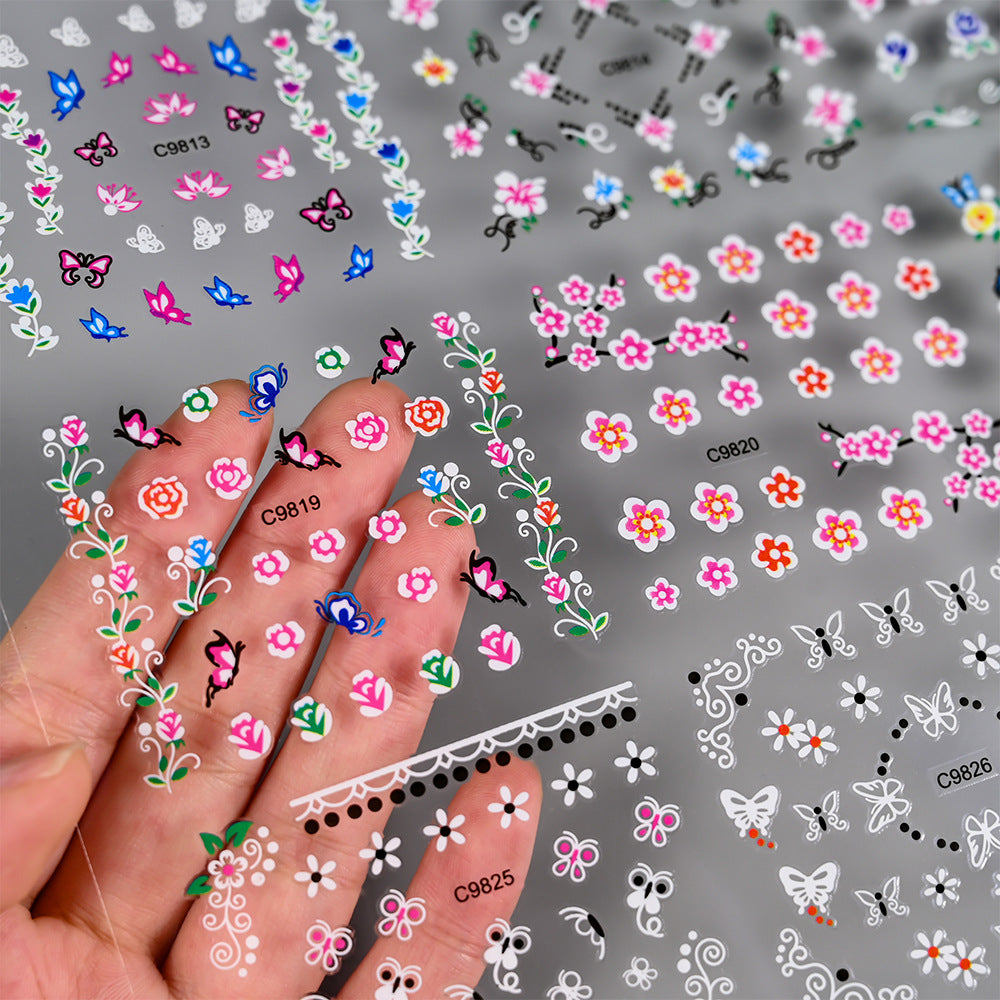 Creative Nail Art Sticker Collection