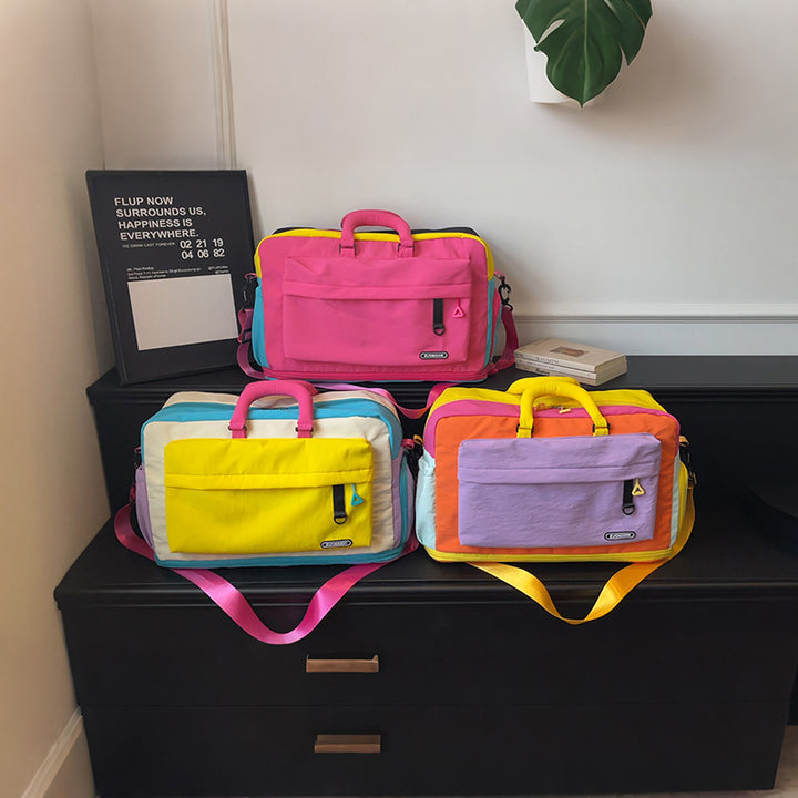 Colorful Multi-Pocket Travel Duffle Bag Kalsten