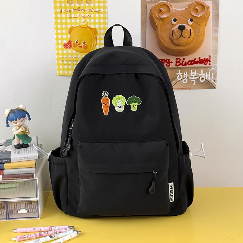 Casual Animated Vegetable-Themed Backpack Kalsten