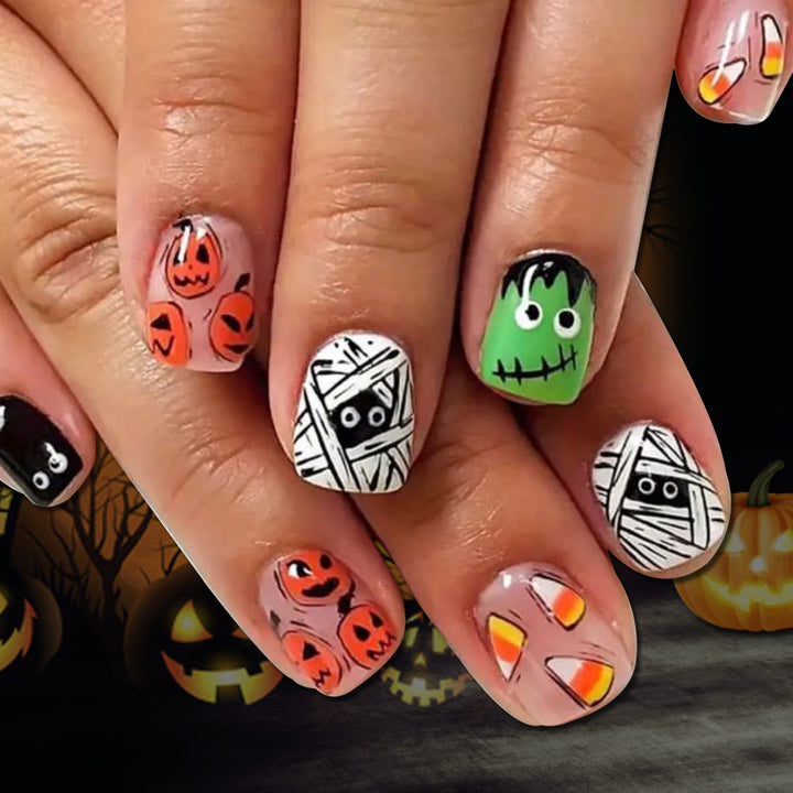 Halloween-Themed 3D Nail Art Extensions Kalsten 1789713452
