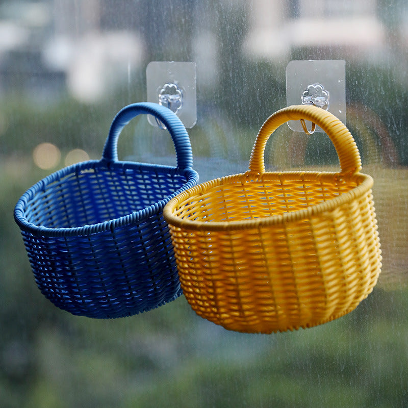 Chic Woven Storage Basket with Ergonomic Handle Kalsten